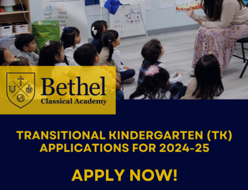 Transitional Kindergarten (TK) Applications Open Now!
